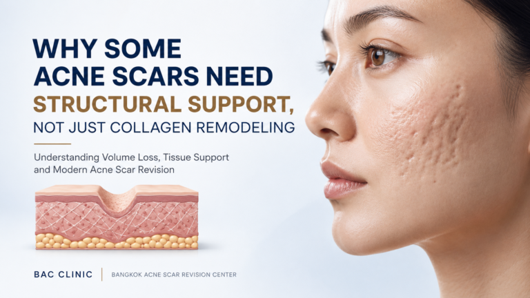 Why Some Acne Scars Need Structural Support, Not Just Collagen Remodeling