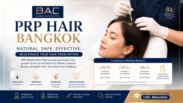 PRP Hair Bangkok | Hair Loss Treatment | BAC Clinic