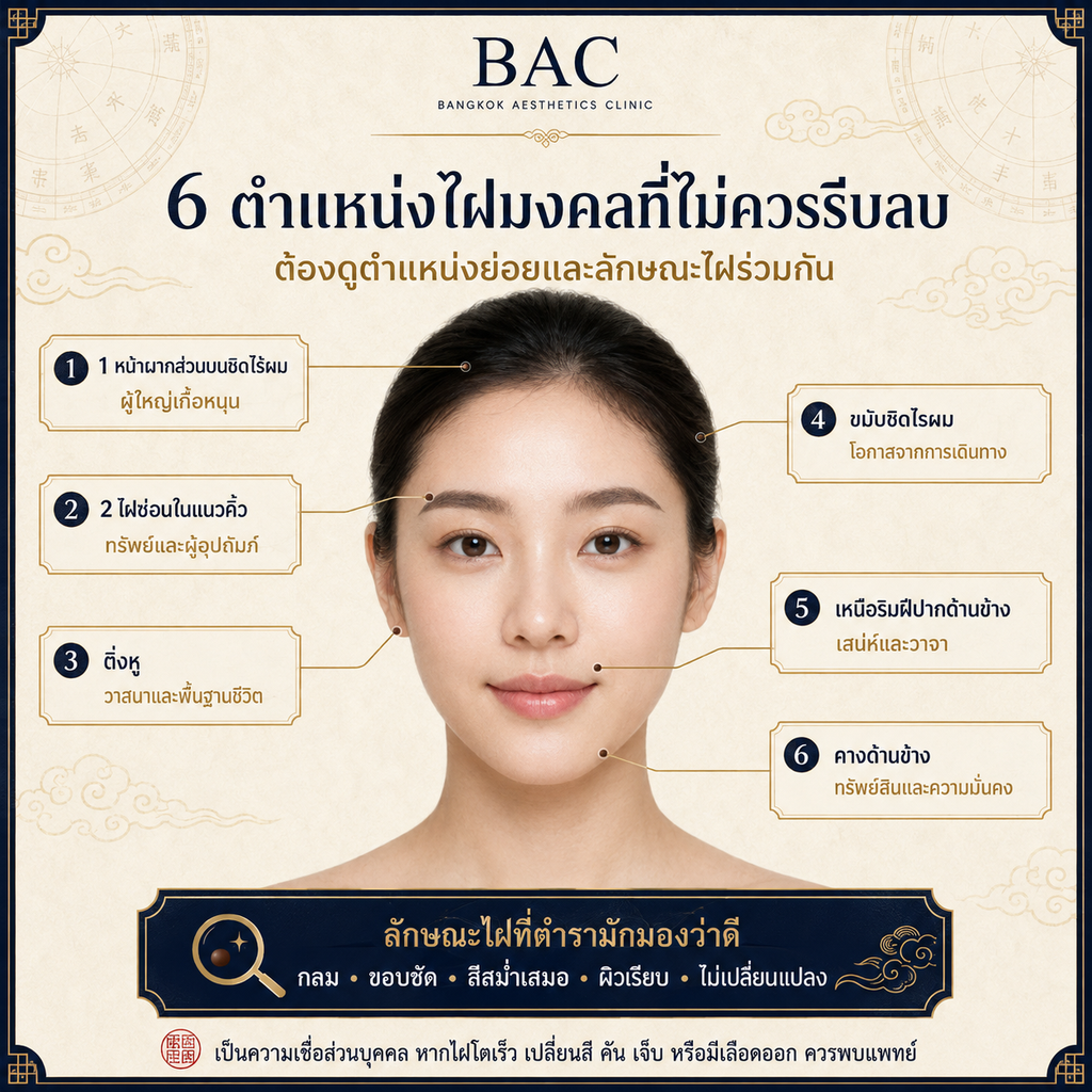 ไฝมงคล ไฝเสน่ห์ 